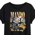 thumbnail image 3 of Star Wars - The Mandalorian Mando Bootleg  - Womens Oversized Graphic T-Shirt, 3 of 5