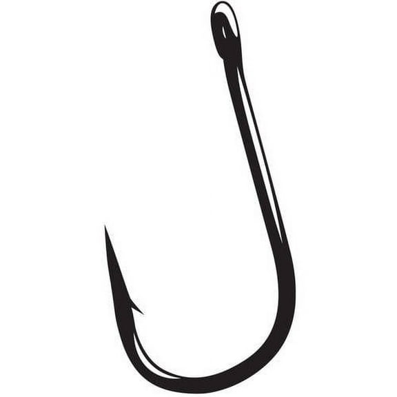 Gamakatsu 6pk Siwash Open-Eye Hook, Nickel