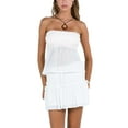 thumbnail image 1 of Biekopu Women Summer Tops Vest, Sleeveless Off Shoulder Casual Party Street Strapless Vest, S-M-L, 1 of 7