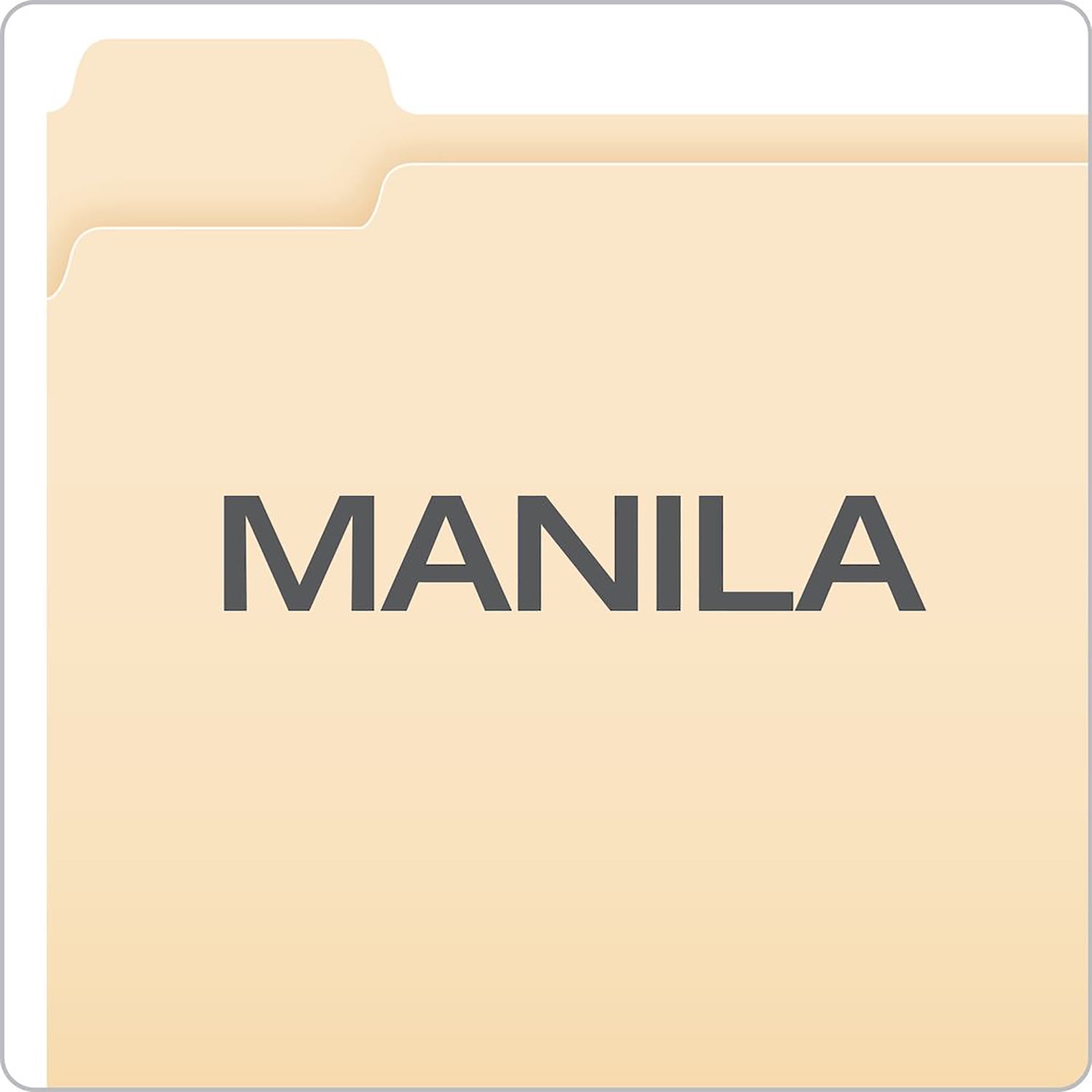 Pendaflex Essentials Manila File Folders, Letter Size, 1/5 Cut, 100 Per Box