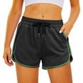 thumbnail image 6 of Kojanyu Women's Athletic Running Shorts with Pockets Elastic Waist Drawstring Workout Gym Yoga Lounge Shorts Quick Dry Nylon Spandex Blend Summer Casual Shorts, 6 of 6