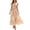 Z1#Yellow1579, variant on Puliio Boho Summer Dresses for Women V Neck Ruffle Sleeve Floral Smocked Waist Maxi Casual Flowy Sundress