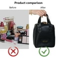thumbnail image 3 of vnanda High-quality Cosmetic Bag Travel Makeup Bag Capacity Metal Zipper Portable Cosmetic Organizer for Women Accessories Cosmetic Bag with Metal Zipper, 3 of 8