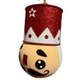 thumbnail image 2 of 8.5" Holiday Nutcracker Ornament: Red  White, 2 of 4
