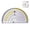 Yellow, variant on YSKING Plastic Protractor, 180‑Degree 3.94 in Clear Transparent Angle Measure Tool, Dual‑Scale Geometry Protractor for Drafting Drawing & Craft Layout