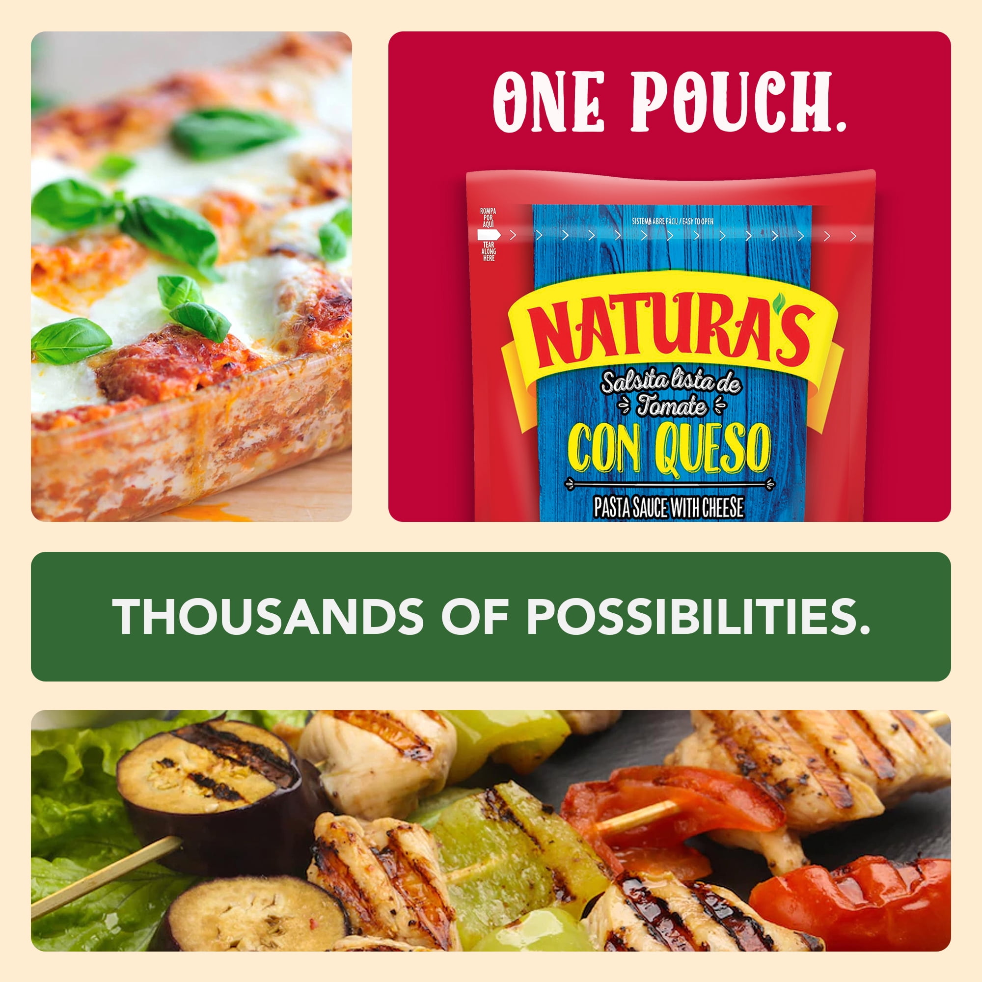 Natura's Tomato Sauce w/Cheese 24/7.1 oz