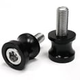 thumbnail image 1 of Krator Black Swingarm Spools Sliders Motorcycle Bobbins Compatible with Kawasaki Ninja 650R 2006-2011, 1 of 2