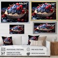 thumbnail image 4 of Designart "Dreamy Blueberry Tart Delight" Desserts Canvas Art Print, 4 of 7