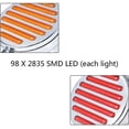 thumbnail image 4 of Astra Depot 4X 98-LED Red Amber Side Marker Indicator Light Front Rear Fit Trailer Semi Truck Fender Tail Corner Turn Signal Brake Lamp, 4 of 7