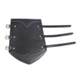 thumbnail image 1 of Cuero caballeros de Tiro con guantes de disfraz patrones de caballo - Bck Negro Sunnimix Brazales medievales, 1 of 8