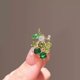 thumbnail image 2 of Mini broche de uva exquisito, elegante broche de traje que combina con todo, lindo broche de hebilla fija antiexposición para mujer, tapeta púrpura, 2 of 5