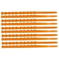 thumbnail image 1 of 100 anillas numeradas para patas de pollo, etiquetas de identificación de aves de corral, ajustables y reutilizables Naranja, 1 of 9