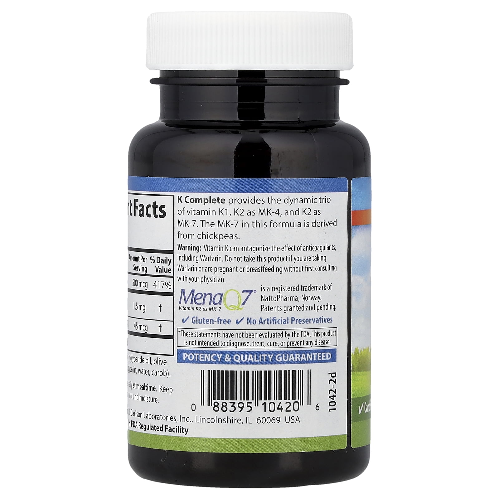 Carlson K complete  - 90 Softgels