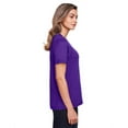 thumbnail image 3 of Ladies' Fusion ChromaSoft™ Performance T-Shirt CAMPUS PURPLE 2XL, 3 of 3