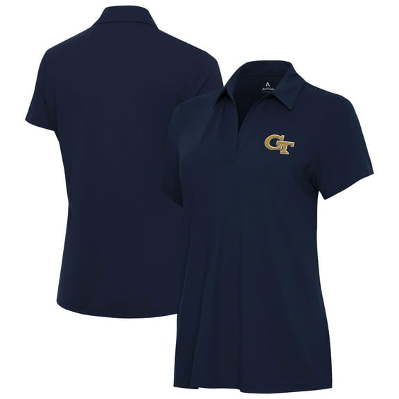 Women's Antigua Navy Georgia Tech Yellow Jackets Era Polo