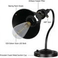 thumbnail image 2 of TUOREN Rustic 2-Light Incandescent Black Wall Sconces (2 Count), 2 of 3