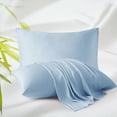 thumbnail image 1 of Fundas de Almohada Zaizaihome King Paquete de 4 Viscosa de Bambú 51x91 cm, 1 of 8
