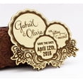 thumbnail image 1 of Personalized Wedding Save The Date Cards 20 Rustic Engraved Wood Magnets With Envelopes Wedding Announcements, 1 of 2