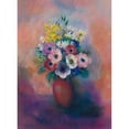 thumbnail image 2 of Odilon Redon 19x24 Gold Ornate Framed and Double Matted Museum Art Print Titled - Anemones Vase, 2 of 4
