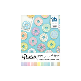  Assorted Pastel Colored Cardstock – Assortment of 10