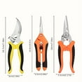 thumbnail image 3 of EASTIN 4 Pack Garden Pruning Shears  Stainless Steel Garden Shears  Gardening Shears  Garden Scissors  Garden Clippers  Pruning Snips  Pruning Shears for Gardening Tools, 3 of 5