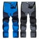 thumbnail image 1 of Pantalones de secado rápido, pantalones de carga de una sola capa para hombres, pantalones elásticos finos para deportes al aire libre, montañismo, primavera y verano, para mujer, talla grande, 1 of 5