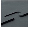 Gym Floor Center Mat by RB Rubber Products - Mega-Lock, Black
