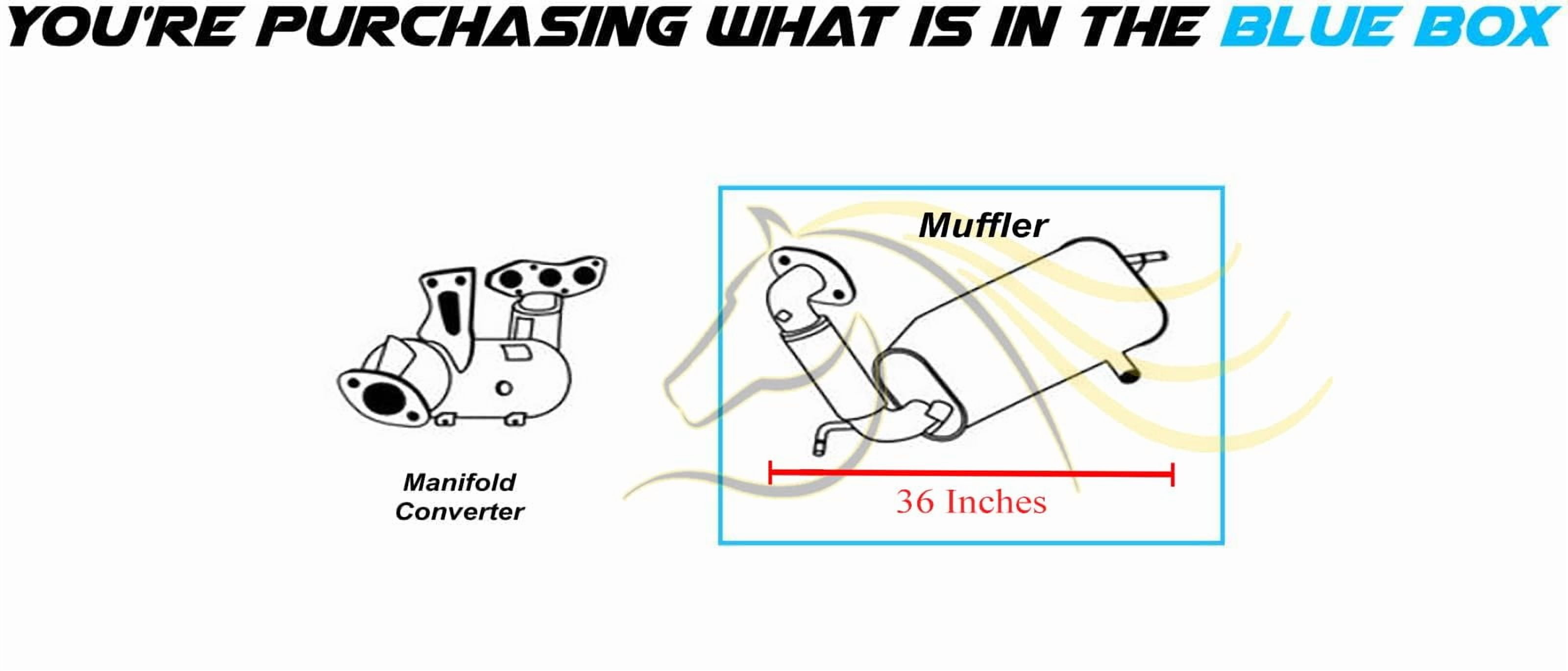Northeastern Exhaust Muffler Fits 2008-2015 Smart Fortwo 1.0L - Direct Fit | Stainless Steel