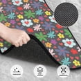 thumbnail image 3 of Vsdgher Daisies Flowers Car Foot Mat Set of 4 Pieces Universal Floor Liner Car Accessories Fits Most Cars, Trucks, Vans, sedans, SUV, 3 of 7