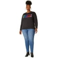 thumbnail image 4 of Ashley Stewart Women's Plus Size Cheers Sequin Embellished Sweatshirt, Black, 4 of 4
