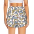 thumbnail image 4 of Goofa Cute Rabbit Printed Women 2 in 1 Running Shorts,Quick Dry Athletic Workout Shorts,High Waisted Athletic Shorts with Liner Pockets-XX-Large, 4 of 9