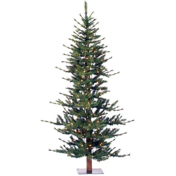 Vickerman 7' Minnesota Pine Half Artificial Christmas Tree, Unlit
