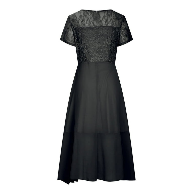 EHTMSAK Mother of The Bride Dresses with Half Sleeves Long Formal Evening Dresses Lace Appliques Wedding Guest Maxi Dresses for Women Lace Chiffon Long Formal Evening Black M - Walmart.com EHTMSAK Mother of The Bride Dresses with Half Sleeves Long Formal Evening Dresses Lace Appliques Wedding Guest Maxi Dresses for Women Lace Chiffon Long Formal Evening Black M - Walmart.com