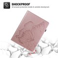 thumbnail image 6 of Allytech Slimshell Case for 6.8" Kindle Paperwhite (11th Generation-2021) - Premium Lightweight PU Leather Butterfly Embossed Kickstand Cover for Amazon Kindle Paperwhite 2021 - Rosegold, 6 of 6