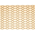 thumbnail image 1 of Ahgly Company Indoor Rectangle Trellis Orange Contemporary Area Rugs, 2' x 3', 1 of 1