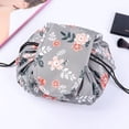 thumbnail image 1 of Bolso De Maquillaje Con Cordón-Bolsa de viaje portátil de gran capacidad con cuerda de extracción, 1 of 4