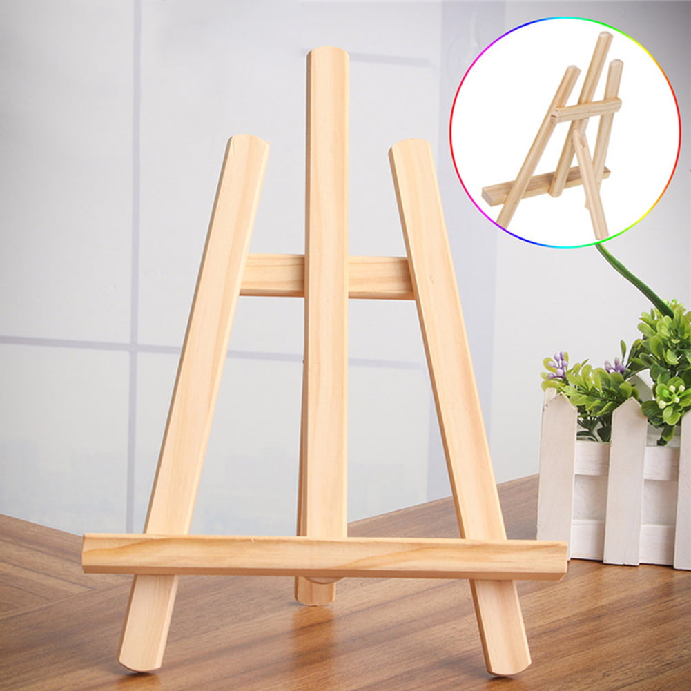 14x20cm Adjustable Canvas Holder chiwanji Wooden Easel Stand Screw Adjustable for Painting Displaying 6 Size Choose Tripod Art Display Stand for Adults 