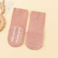 thumbnail image 4 of Tao Tao Baby Girls & Boys Ankle Socks Solid Color Socks Slip Resistant Socks Cotton Breathable Floor Socks Home Socks Red M/ Years, 4 of 4