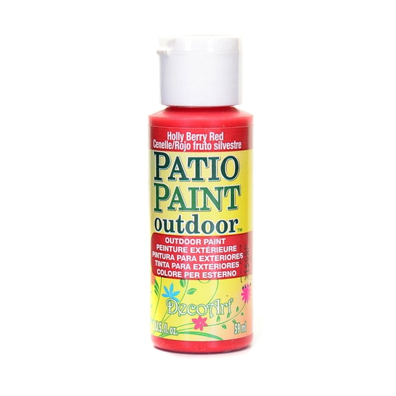 Patio Paint holly berry red, 2 oz. (pack of 8)