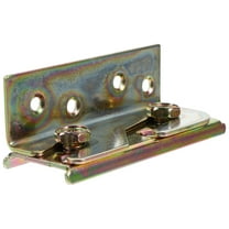 4 Pcs Bed Connection Parts Hinges Clamps Heavy Duty Brackets Frame Golden