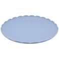 thumbnail image 3 of (4 pack) Mainstays - Blue Round Plastic Plate, Scalloped, 10.5 inch, 3 of 7