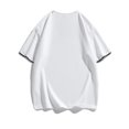 thumbnail image 4 of pstuiky Camisa de manga corta para hombre, Camisa informal de manga corta con solapa y botones sólidos para hombre camisas casuales para hombre xl, 4 of 6