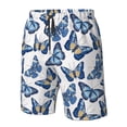 thumbnail image 4 of Salouo Beautiful Butterflies Pattern Swim Trunks for Men,Men's Hawaiian Bathing Suit Swimsuits Quick Dry Swimming Board Shorts Beach Shorts with Pockets-3X-Large, 4 of 6