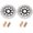 Black, variant on Front Brake Discs Rotors Pads For HONDA VFR 800 Fi 98-05 VFR 800 V-TEC 02-05 XL 1000 V Varadero 99-06 GL 1800 Gold Wing 1800 01-17