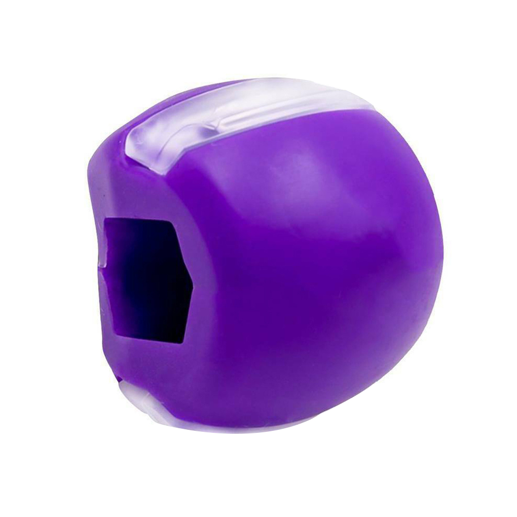 Rubber Jaw Exerciser Facial Jaw Toner Define Jawline Neck Exercise Ball