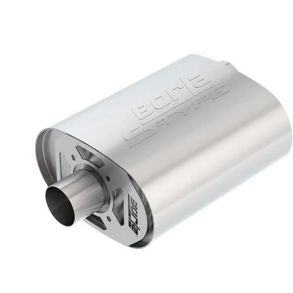 Borla CrateMuffler Ford Coyote 5.0L S-Type 2.5in Offset/Center 12inx6inx10.34in Muffler