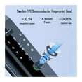 thumbnail image 3 of 3D Face Recognition Unlock Digital Door Lock with Camera FIngerprint Password Keyless Electronic ,Smart and Safe, 3 of 6