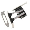 thumbnail image 3 of Guardoinrt PCI-E to 2 Serial Extension Card Parallel Port Portable Ordinateur de Bureau Adaptateur Remplacement Pièce de Rechange, 3 of 6
