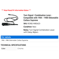 thumbnail image 2 of Turn Signal / Combination Lever - Compatible with 1984 - 1988 Oldsmobile Cutlass Supreme 1985 1986 1987, 2 of 2