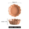 thumbnail image 3 of Qeeadeea Small Round Baking Dish Set Of 2, Colorful Ceramic Pie Pan, Round Pie Dish, Morandi Color Tableware-pink-15x15x4.5cm, 400ml, 3 of 7